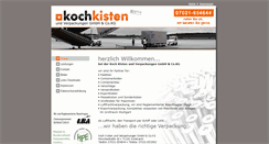 Desktop Screenshot of koch-kisten-verpackungen.de